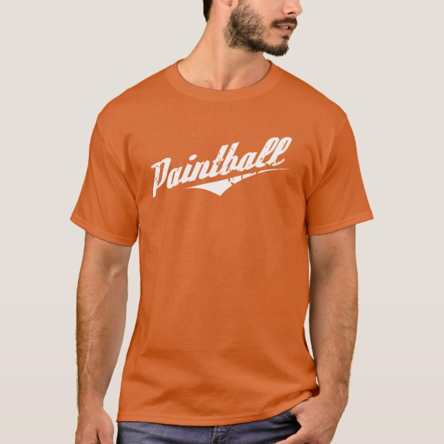 T-shirt vintage de Paintball (Devant)