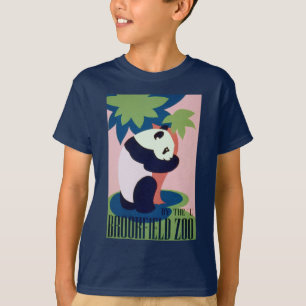 T-shirt vintage de panda de zoo de WPA Brookfield