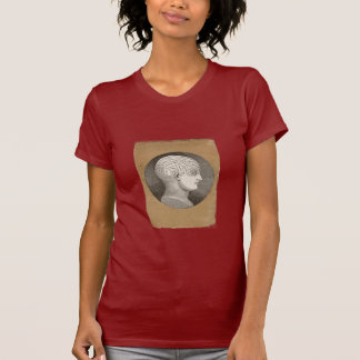 T-shirt vintage de tête de psychologie