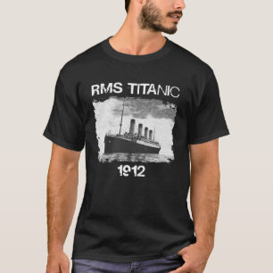 T-shirt Vintage demi-ton RMS Titanic 1912 Le navire de Dre