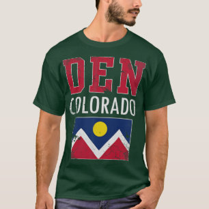 T-shirt Vintage Denver Colorado Accueil Famille d'amour