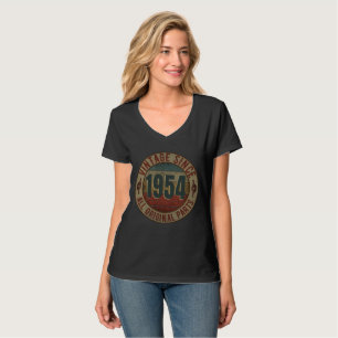 T-SHIRT VINTAGE DEPUIS 1954 TOUTES PIÈCES D'ORIGINE