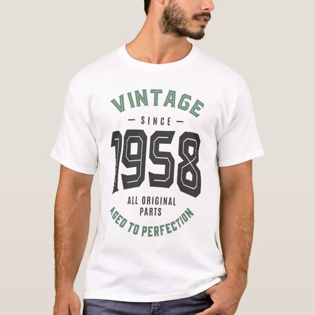 T-shirt Vintage depuis 1958 (Devant)