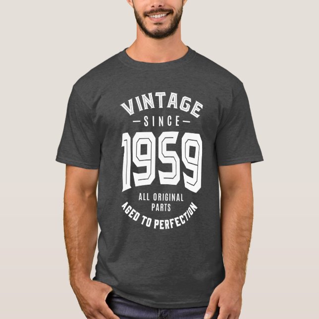 T-shirt Vintage depuis 1959 (Devant)