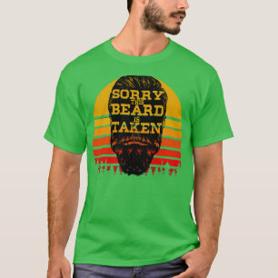 T-shirt Vintage Désolé Cette Barbe Est Pris Mans Portés Ho