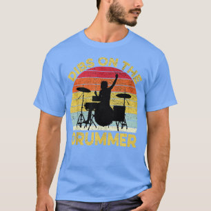 T-shirt Vintage Dibs sur le batteur Drôle Drummer