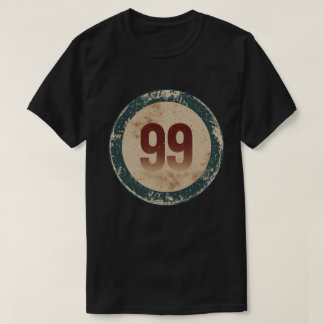 T-shirt Vintage Distressed Number 99
