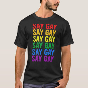 T-shirt Vintage Dites Gay Nous Dit Gay Floride Lgbt Pride