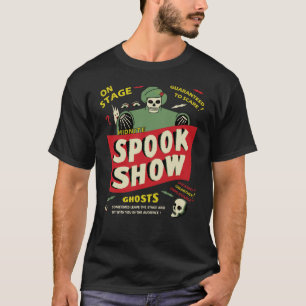 T-shirt vintage d'obscurité d'affiche d'expositio