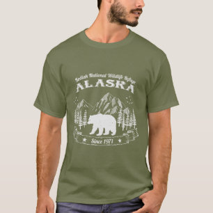 T-shirt vintage d'ours de Kodiak de l'Alaska