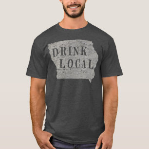 T-shirt Vintage Drink local craft beer