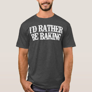 T-shirt Vintage Drôle, je préférerais cuisiner