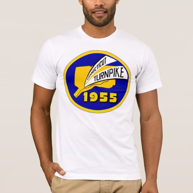 T-shirt vintage du Connecticut (Devant)