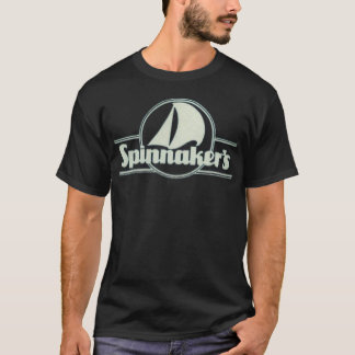 T-shirt Vintage Durham NC Spinnaker's Restaurant Flower Po