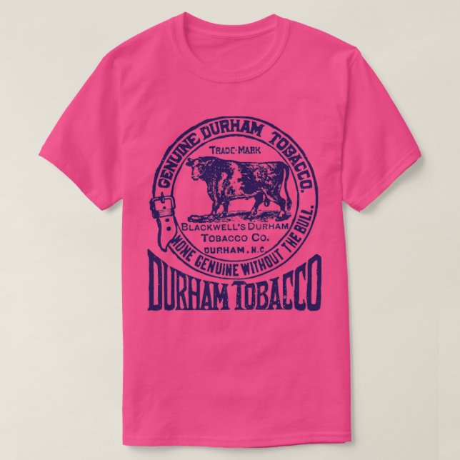 T-shirt Vintage Durham Tobacco (Design devant)