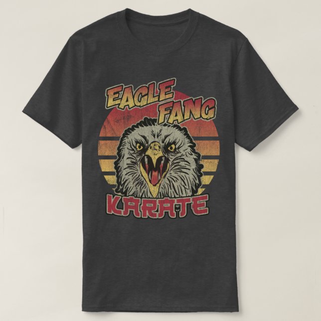 T-SHIRT VINTAGE EAGLE FANG KARATE (Design devant)