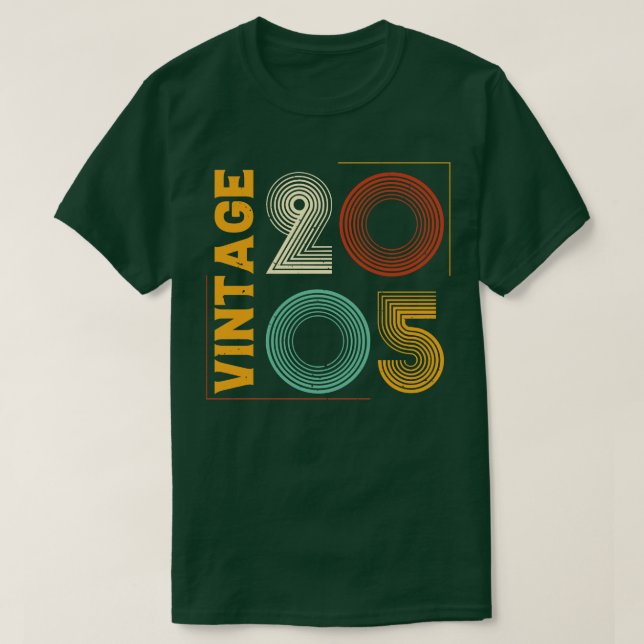 T-shirt Vintage édition limitée 2005 (Design devant)