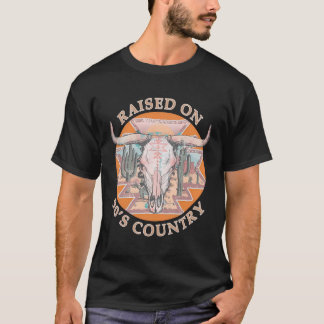T-shirt Vintage Élevé Sur La Musique De Pays Des Années 90