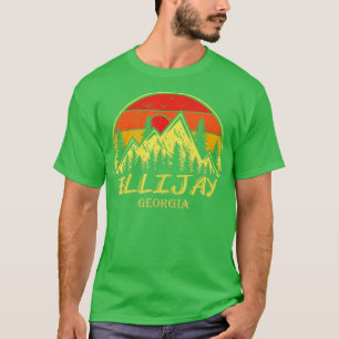 T-shirt Vintage Ellijay Georgia GA Mountains Randonnée Ran