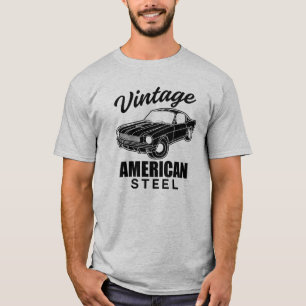 T-shirt vintage en acier américain