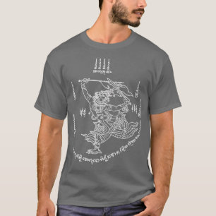 T-shirt Vintage en tee - shirt attoo hai talisman hanuman