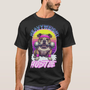 T-shirt Vintage English Bulldog Athletic Club - Chien Rétr