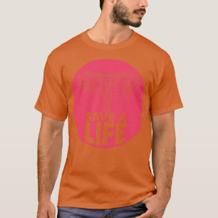 T-shirt Vintage Enregistrer une vie Anti-avortement