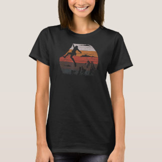 T-shirt Vintage Escalade Sunset Mountains Climat