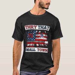 T-shirt Vintage Essayez-Le Dans Ma Ville Drapeau Américain
