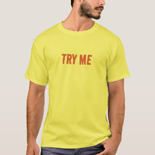 T-shirt Vintage Essayez-moi Tee - Retro Street Attitude Sh