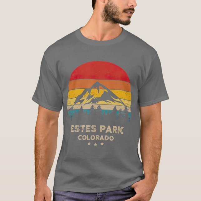 T-shirt Vintage Estes Park Retro Souvenir (Devant)