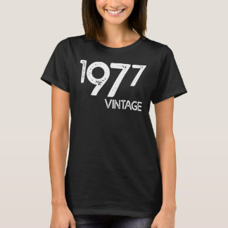 T-shirt Vintage Et Né En 1977