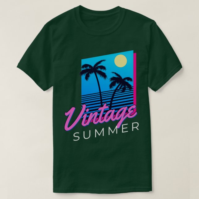 T-shirt Vintage été (Design devant)