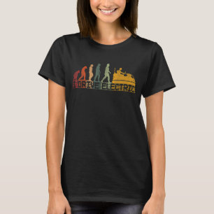 T-shirt Vintage Evolution Voiture Scooter Electrique Condu