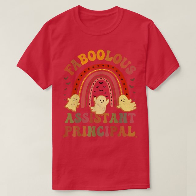 T-shirt Vintage FABOOLOUS ASSISTANT PRINCIPAL Costume Ceci (Design devant)