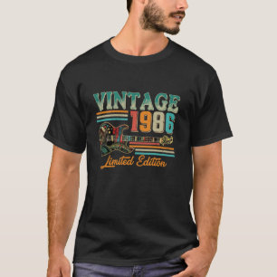 T-shirt Vintage Fabriqué en 1986 40e Anniversaire 40 Ans T