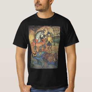 T-shirt Vintage Fairy Tale, Un Chevalier courageux et un D