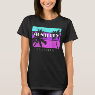 T-shirt Vintage Famille Vacances California Monterey Beach