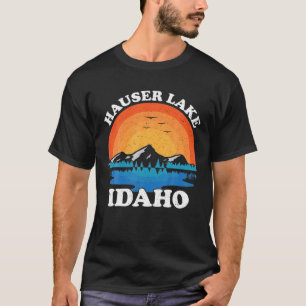 T-shirt Vintage Famille Vacances Retro Idaho Hauser Lake