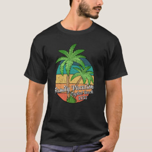 T-shirt Vintage Family Vacation 2023 Texas Crystal Beach