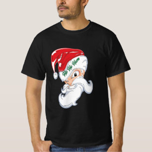 T-shirt Vintage Fantaisiste Noël Ho Ho Ho Père Noël