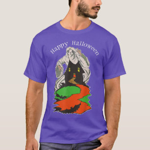 T-shirt Vintage Fantôme D'Inquiétude Survolant Une Éffraya