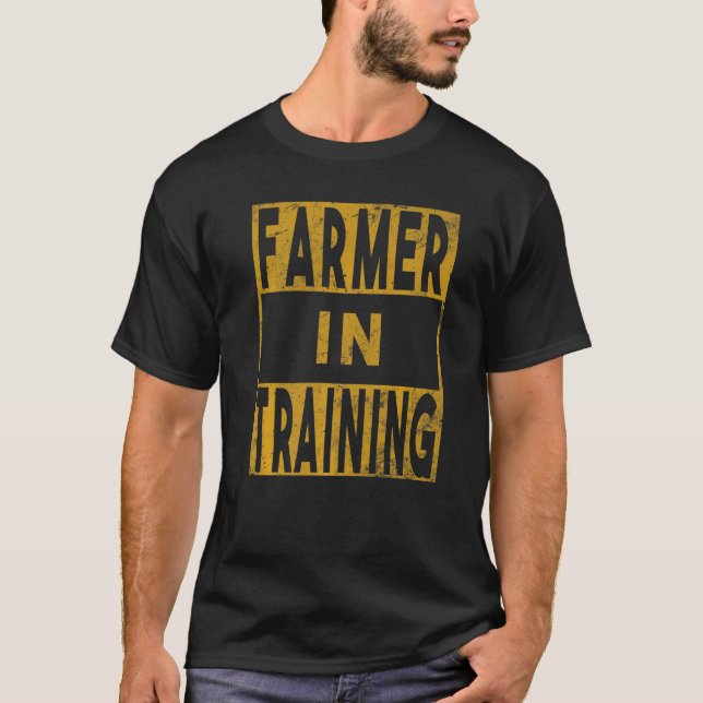 T-shirt Vintage Farming livestock (Devant)
