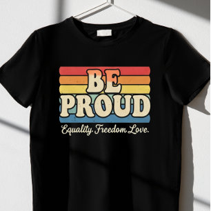 T-shirt vintage Fierté arc-en-ciel LGBTQ hommes