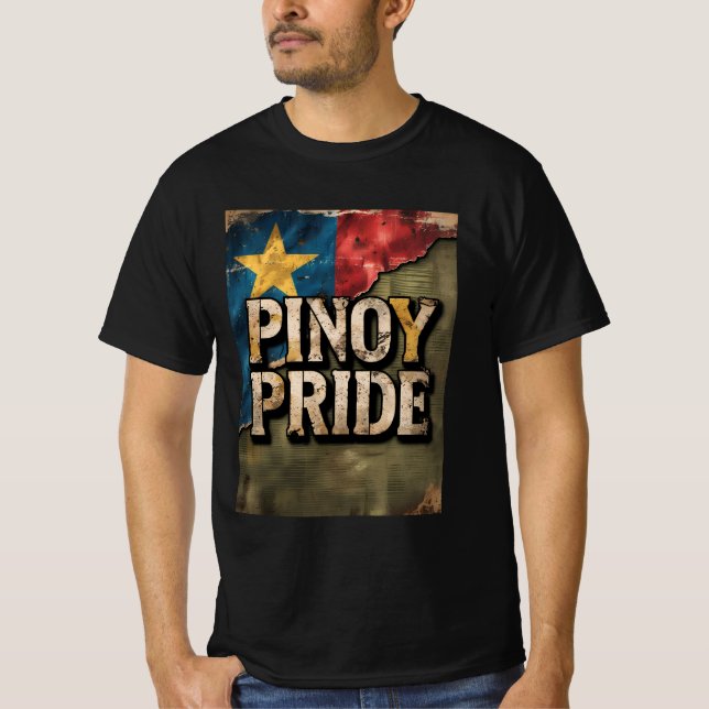 T-Shirt Vintage Fierté Pinoy Philippines (Devant)