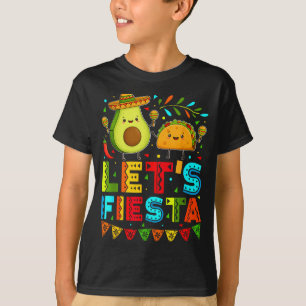 T-shirt Vintage fiesta de l'avocat et tacos cinq de