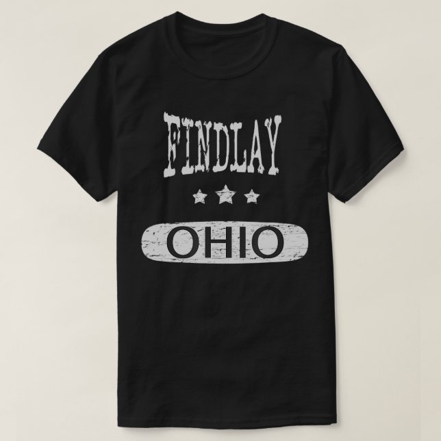 T-shirt Vintage Findlay Ohio (Design devant)