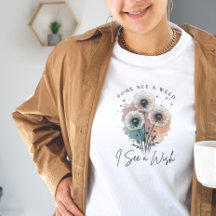 Vintage Floral Dandelion Souhaite botanique tendan