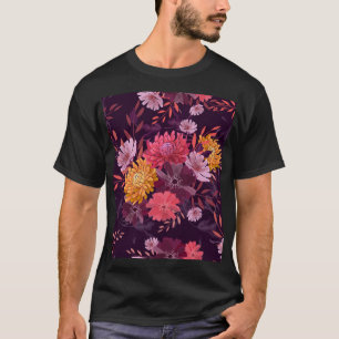 T-shirt Vintage floral : Splendor jardin d'automne