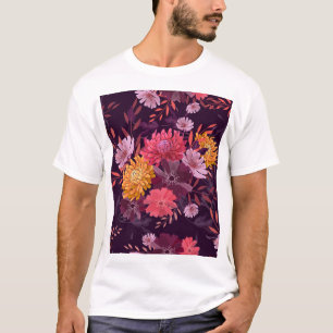 T-shirt Vintage floral : Splendor jardin d'automne